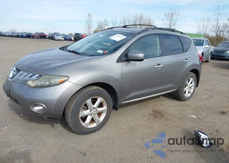 2009 Nissan Murano Sl z USA, uszkodzony, nr VIN JN8AZ18W99W103750